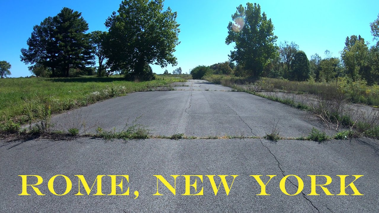 Abandoned Roads at Griffiss Business Park - Rome, NY - September 2019