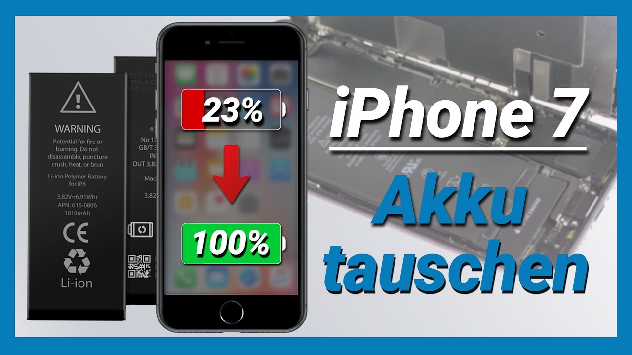 iPhone 7 Akku selber tauschen - [Reparaturanleitung]