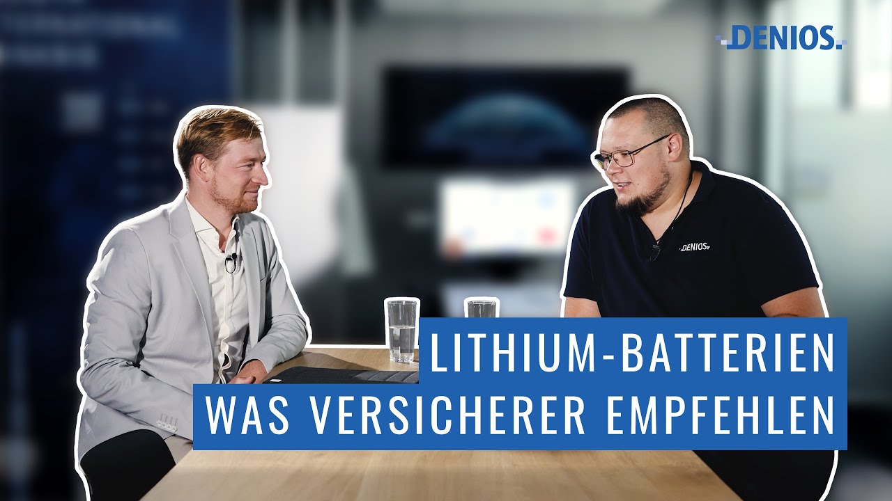 Video-Interview Lithium-Batterien: Was der Sachversicherer empfiehlt | DENIOS