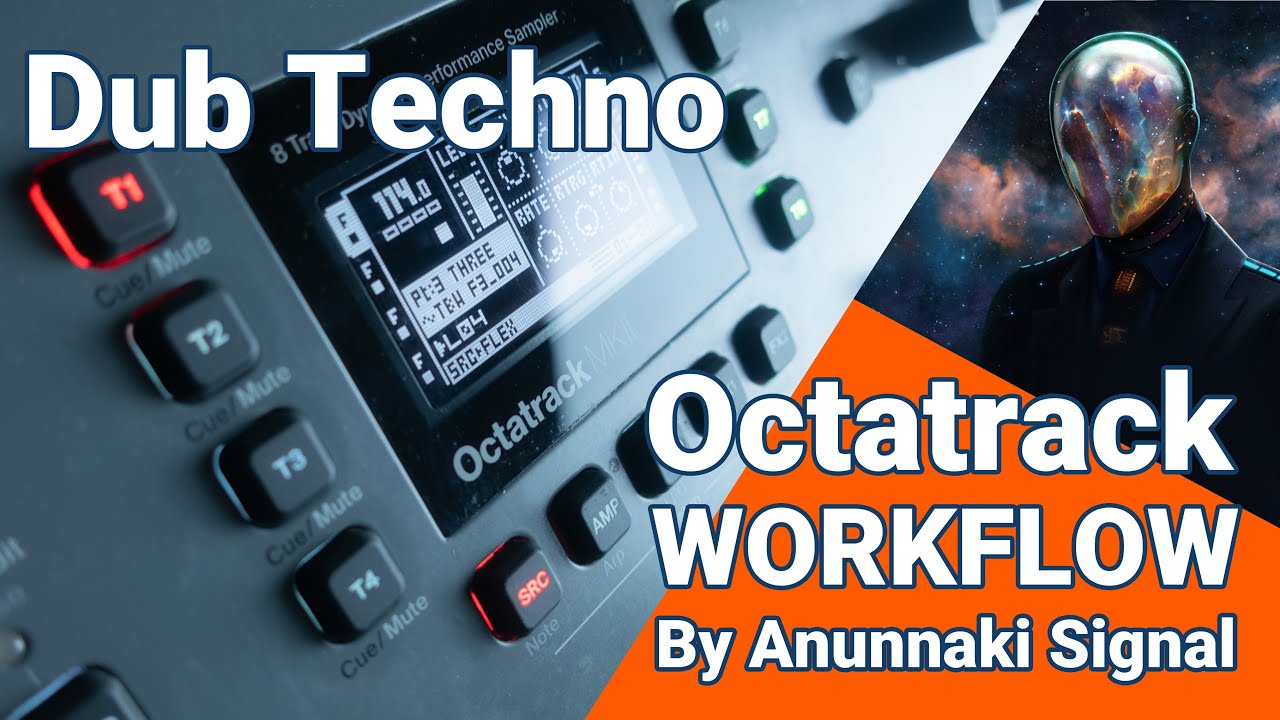 Octatrack Tutorial Workflow! How To Create Dub Techno Pattern With Random Samples!