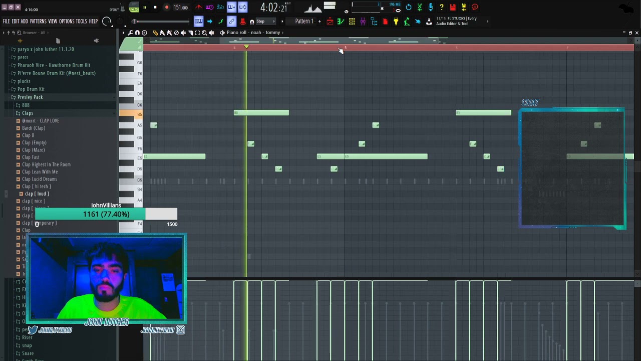 How John Luther made Needing You by Dro Kenji | Original Instrumental |