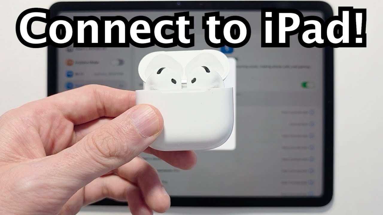 AirPods 4: как подключить к iPad!