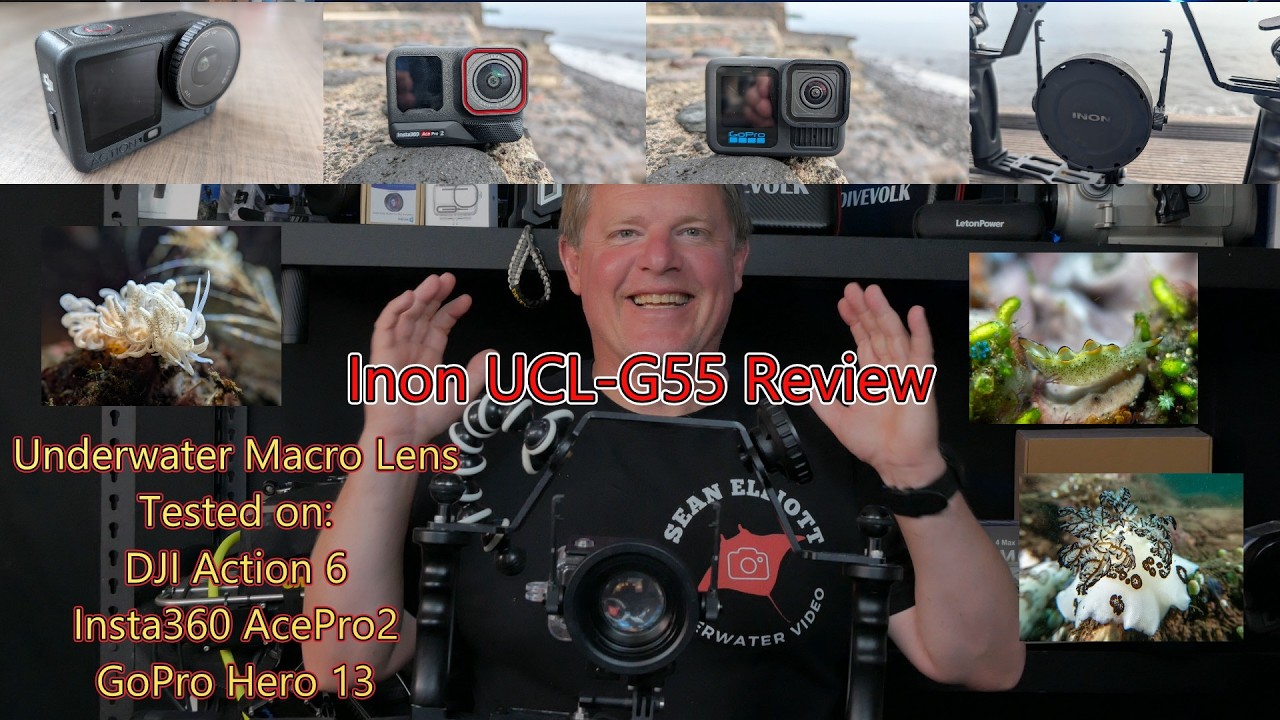 Is this the best UNDERWATER MACRO lens for your Action Camera? - Inon UCL G55 TESTED