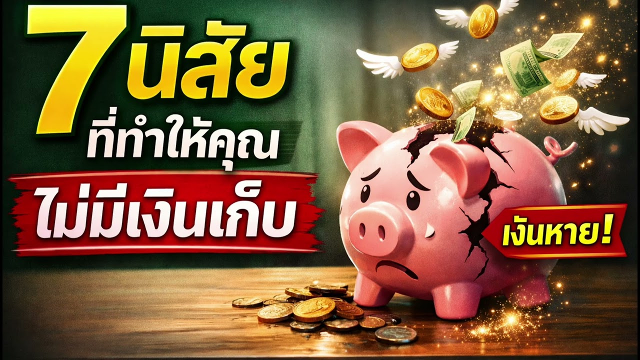 7 นิสัยที่ทำให้คุณไม่มีเงินเก็บ | รู้ไว้ก็ได้