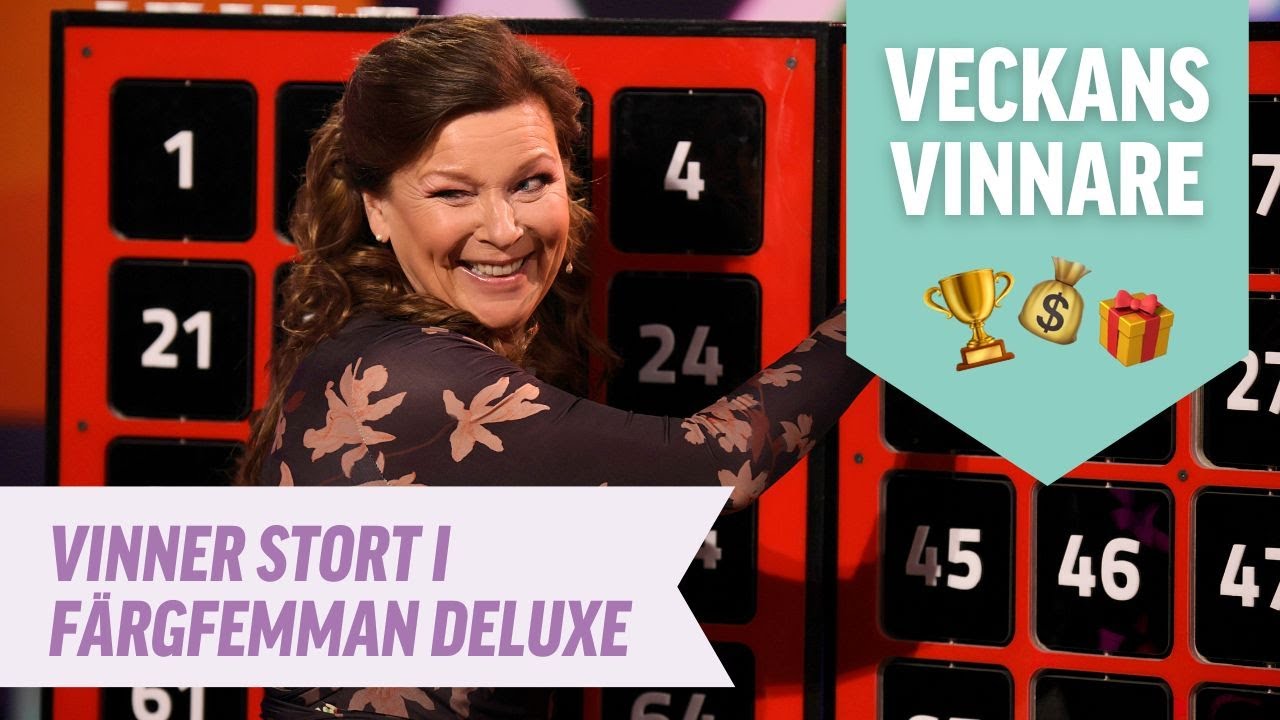 FärgFemman Deluxe delar ut generösa vinster i Bingolotto!
