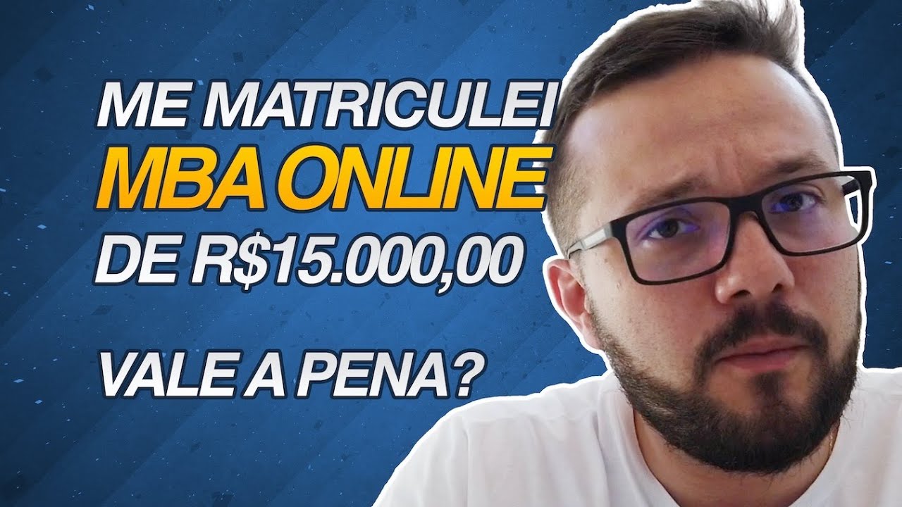 LARGUEI MEU MBA NA FGV PRA FAZER UM MBA ONLINE