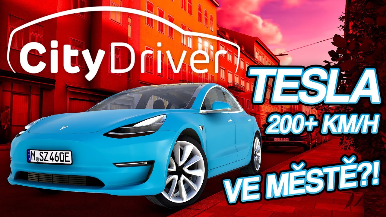 JEDU TESLOU 200 KM/H VE MĚSTĚ?! | CityDriver #01