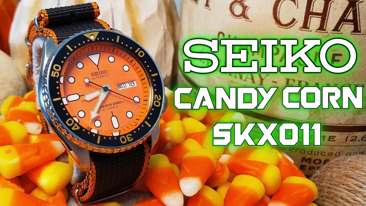 Обзор часов Seiko Candy Corn - SKX011J1 4K Ultra HD - skx011