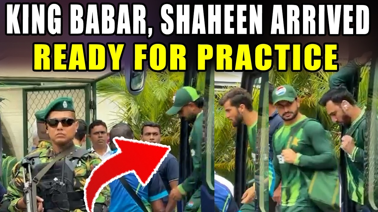 Pakistan Team Arrived at SSC Ground Colombo for Practice Session