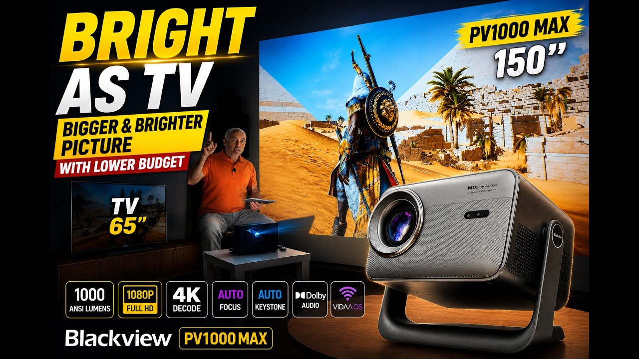 Blackview PV1000 MAX Review | The New Budget Projector King?
