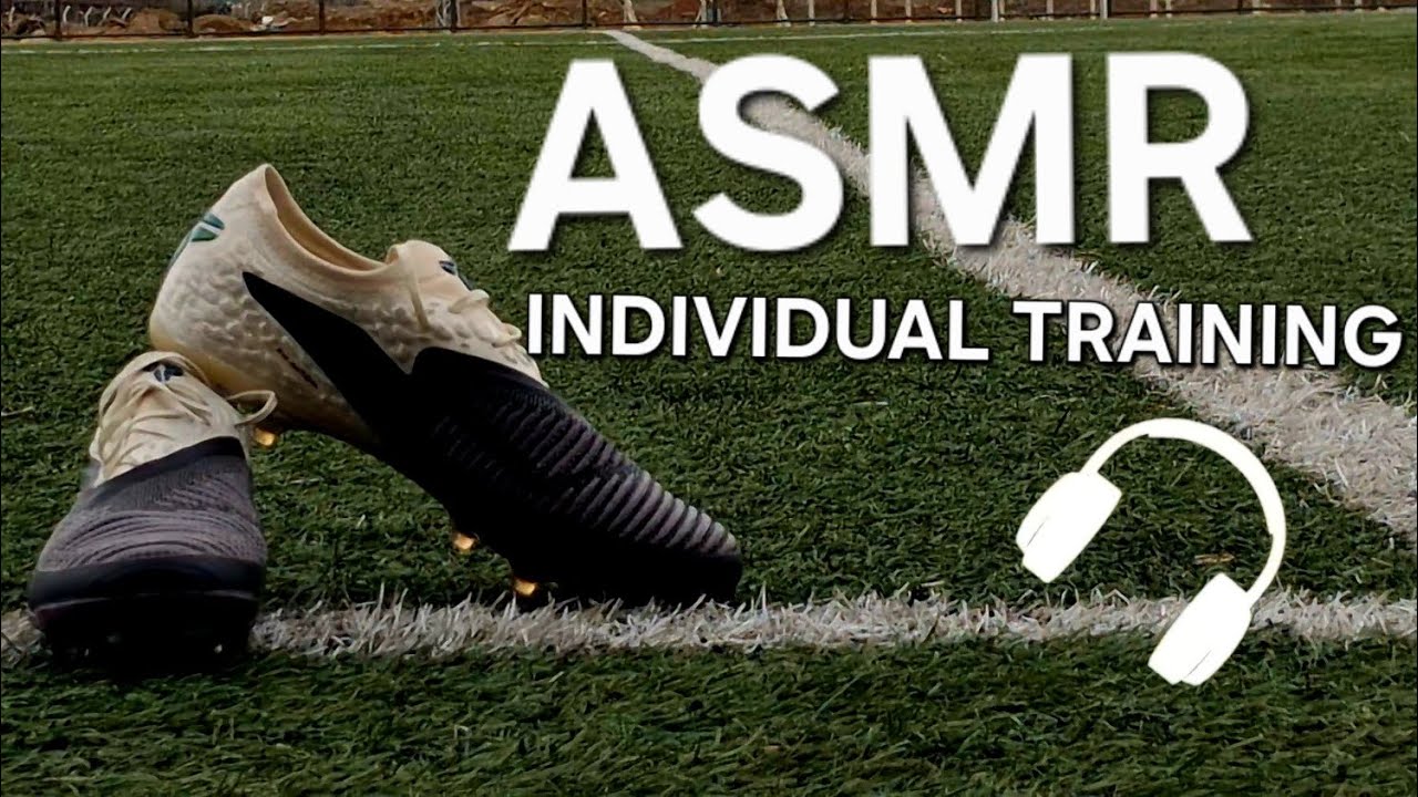 ASMR Individual Training Session for Soccer / Football in Nike Phantom Black Mamba 10