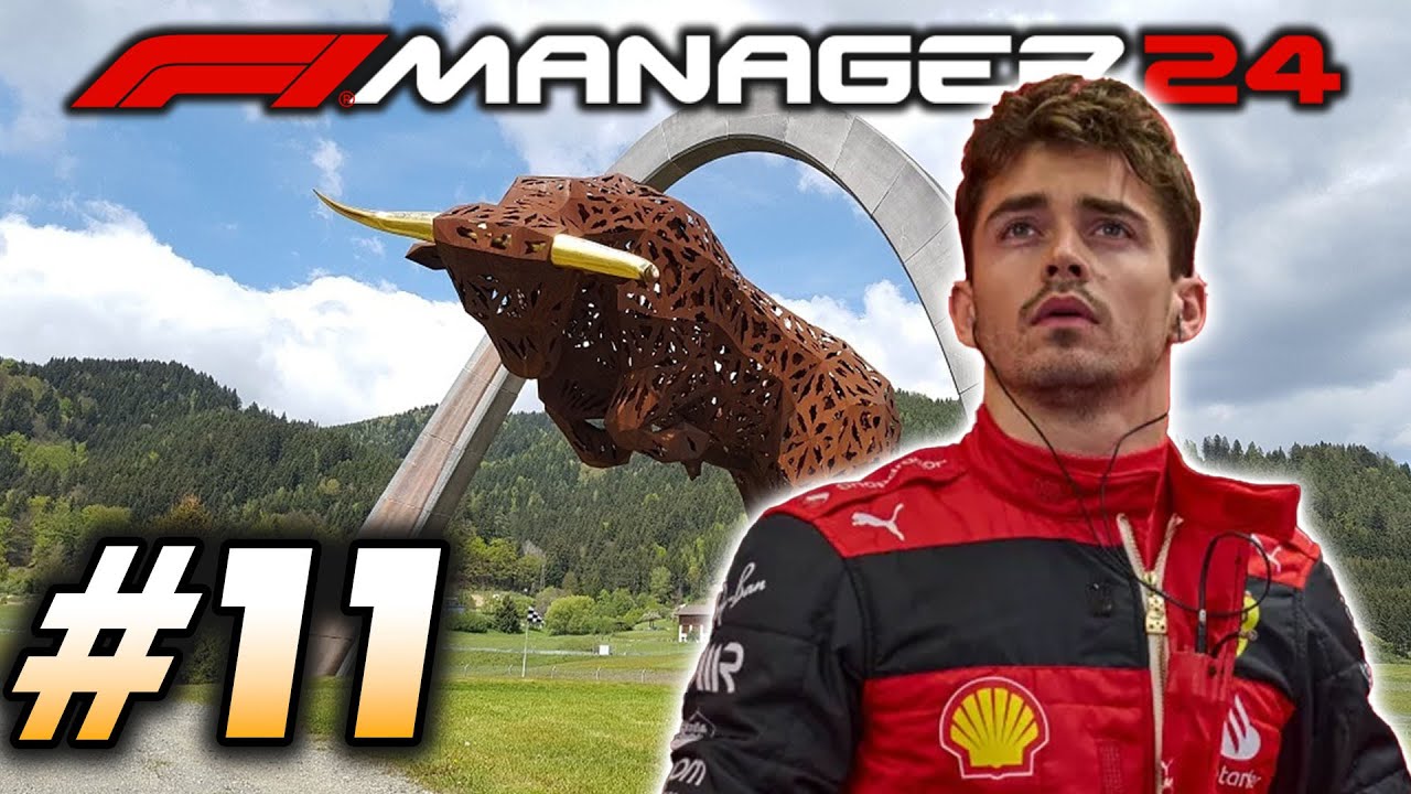 LECLERC a beaucoup de MAL ! - Spielberg - F1 MANAGER 24 #11