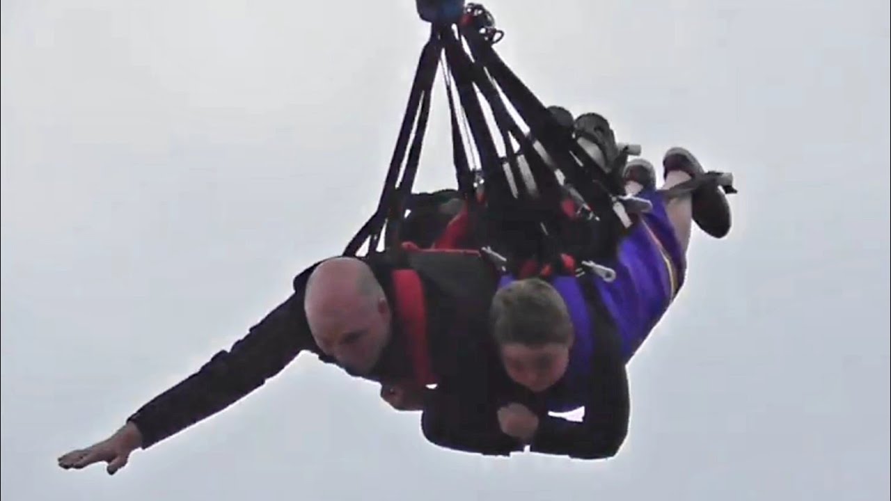 Skycoaster ride at Blackpool South Pier and more!