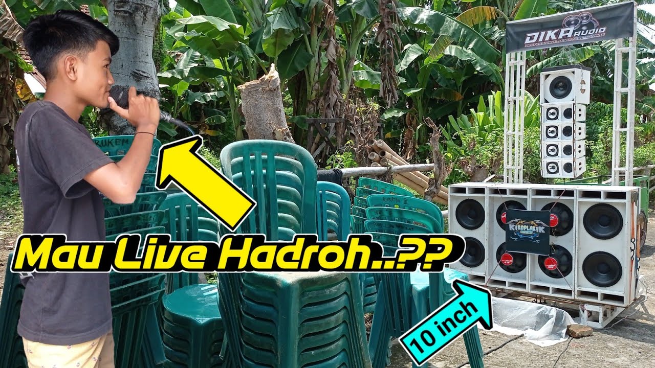 PERDANA..!! Hajatan di Banyuwangi dika audio miniatur sound