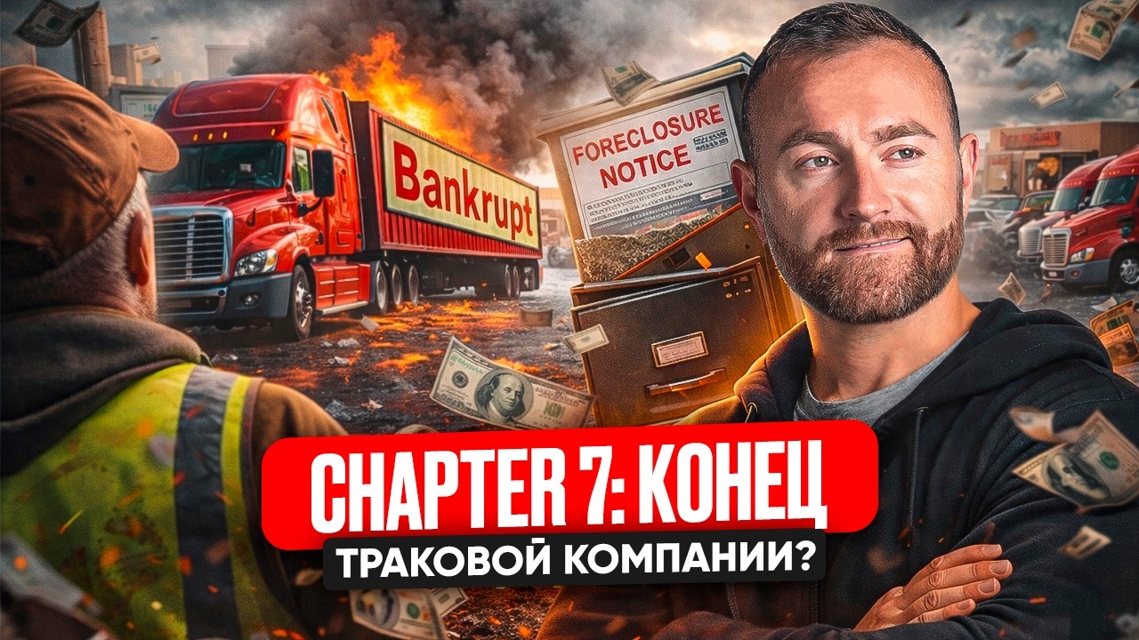 Банкротство траковой компании. Дальнобой в США