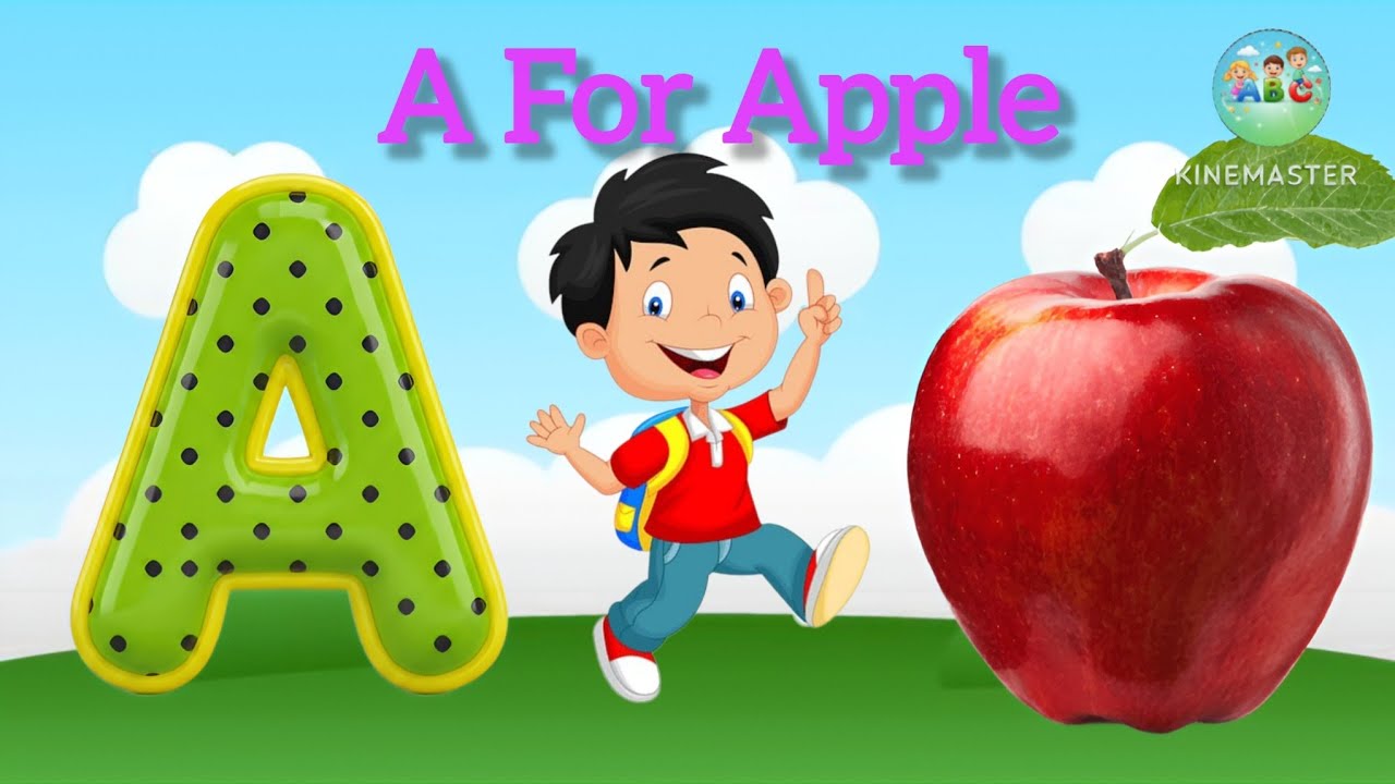 🍎 A for Apple | ABC Phonics Song | Learn Alphabet for Kids #usakids 