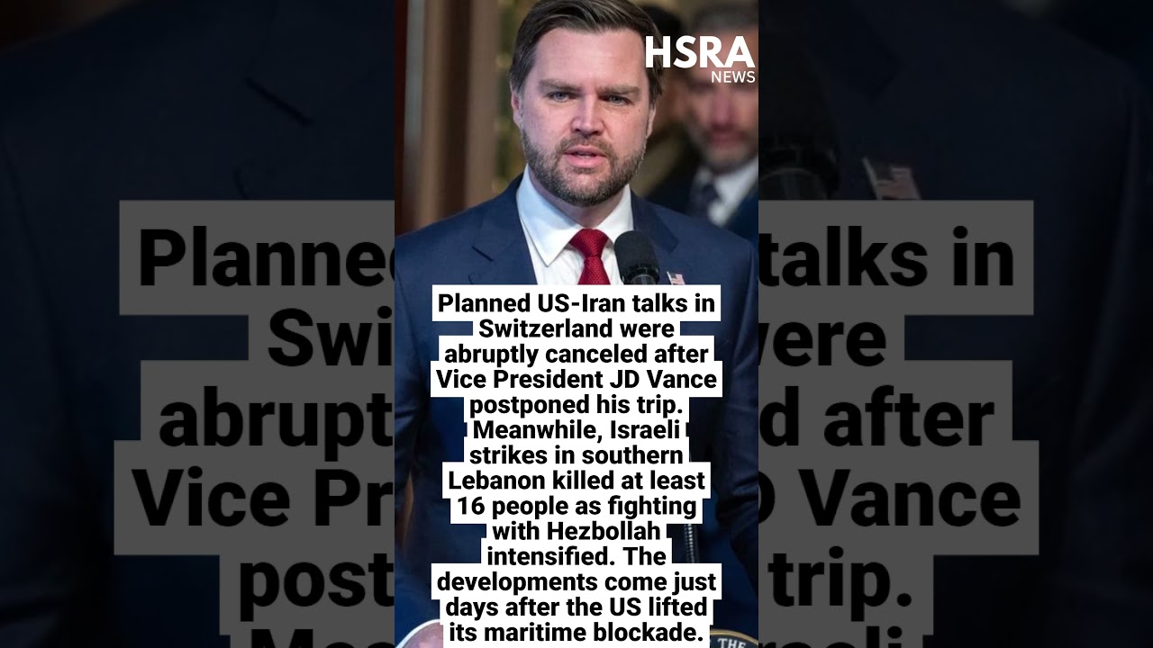 US Iran Talks Canceled In Switzerland As Israel Strikes Lebanon | 16 Killed #shorts #breakingnews