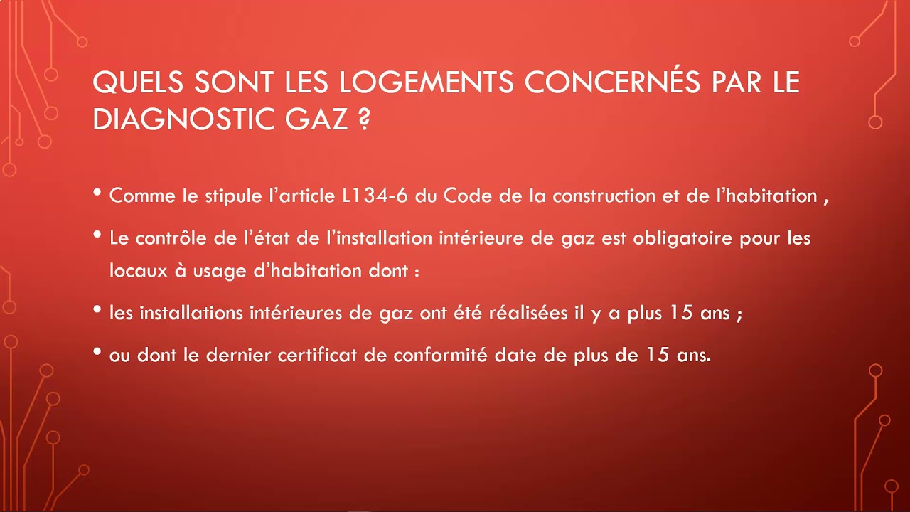 Le diagnostic gaz 01