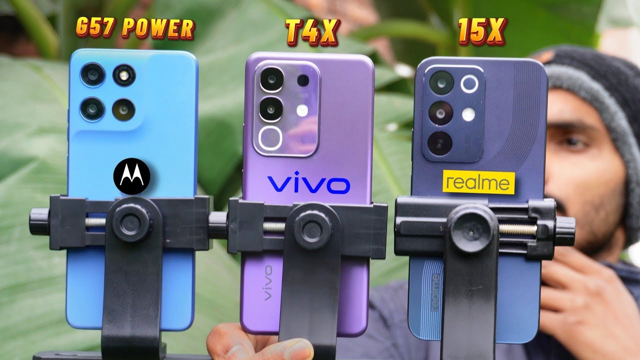 Best Phone Under 15000? Moto G57Power vs Vivo T4X vs Realme 15X : Test 
