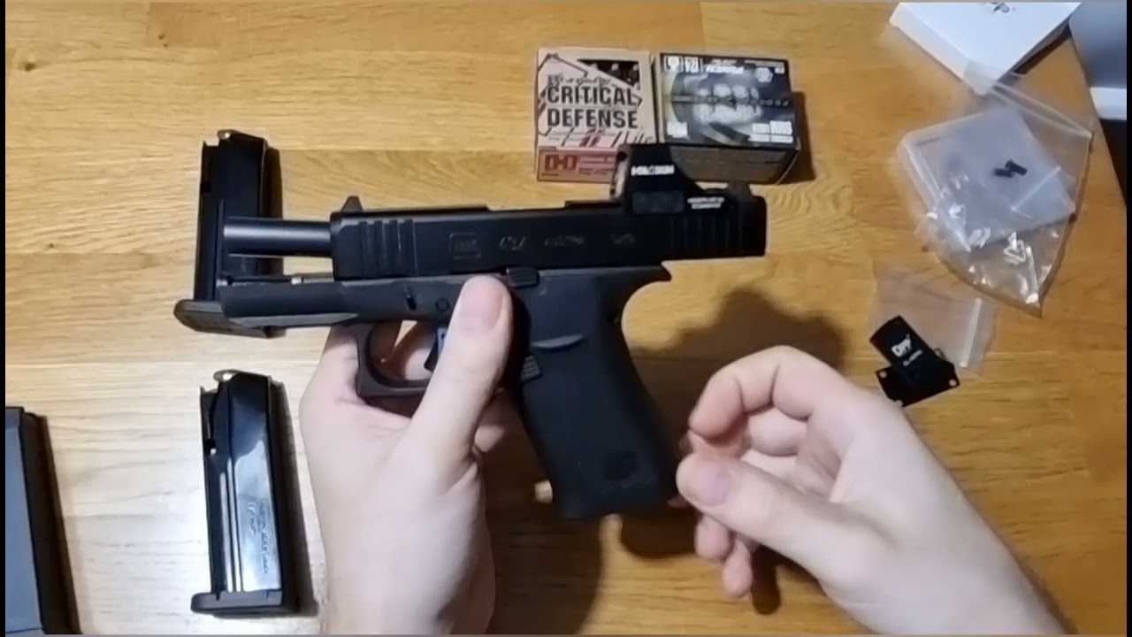 Glock 43x Rail MOS recenze (Holosun 507k x2 elite) + tuning a příslušenství