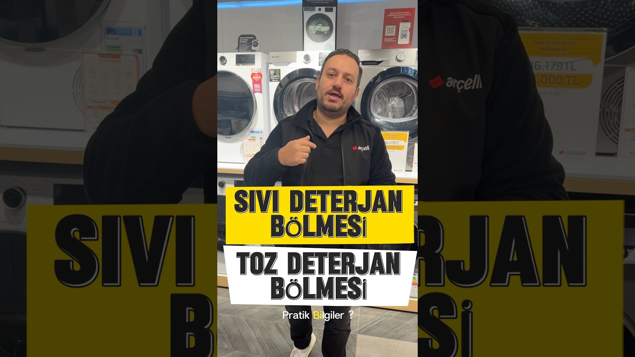 Sıvı deterjan&rdquo; toz deterjan&rsquo; kapları &ccedil;amaşır makinelerinde değişti ?