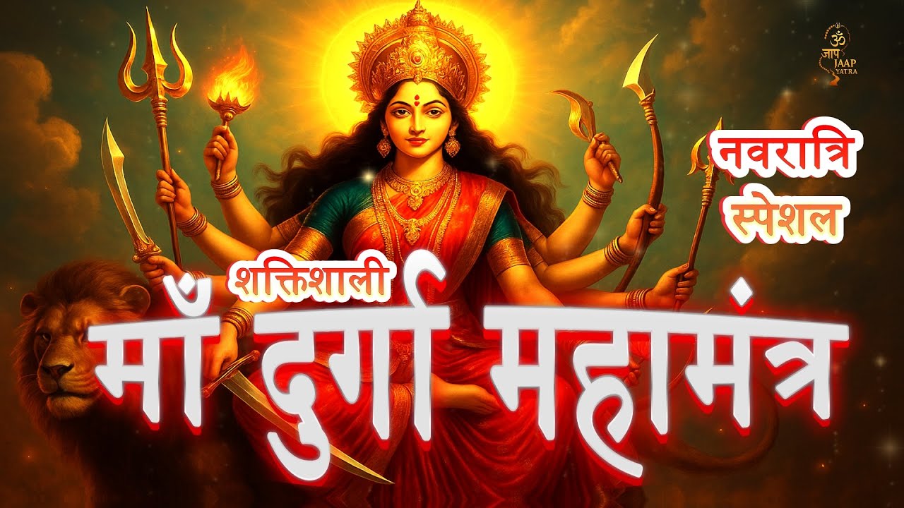शक्तिशाली माँ दुर्गा महामंत्र | Navratri Special Powerful Maa Durga Mahamantra for Peace & Strength