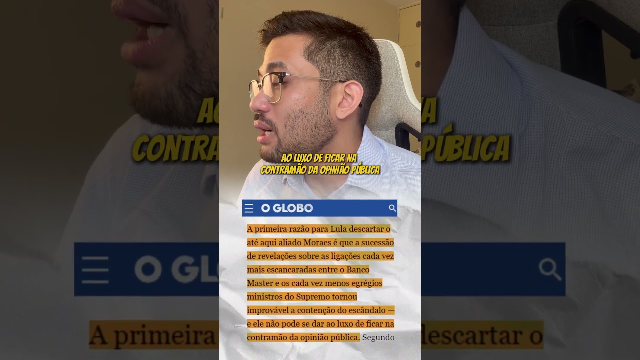 LULA ABANDONA ALEXANDRE DE MORAES!