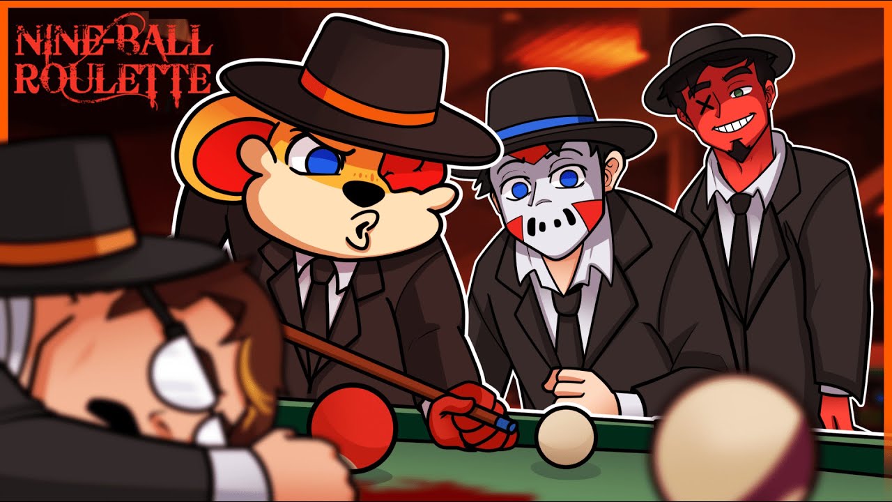 THE MOST DANGEROUS GAME OF POOL!!!!  [NINE-BALL ROULLETE] w/ Delirious, Cartoons , Kyle