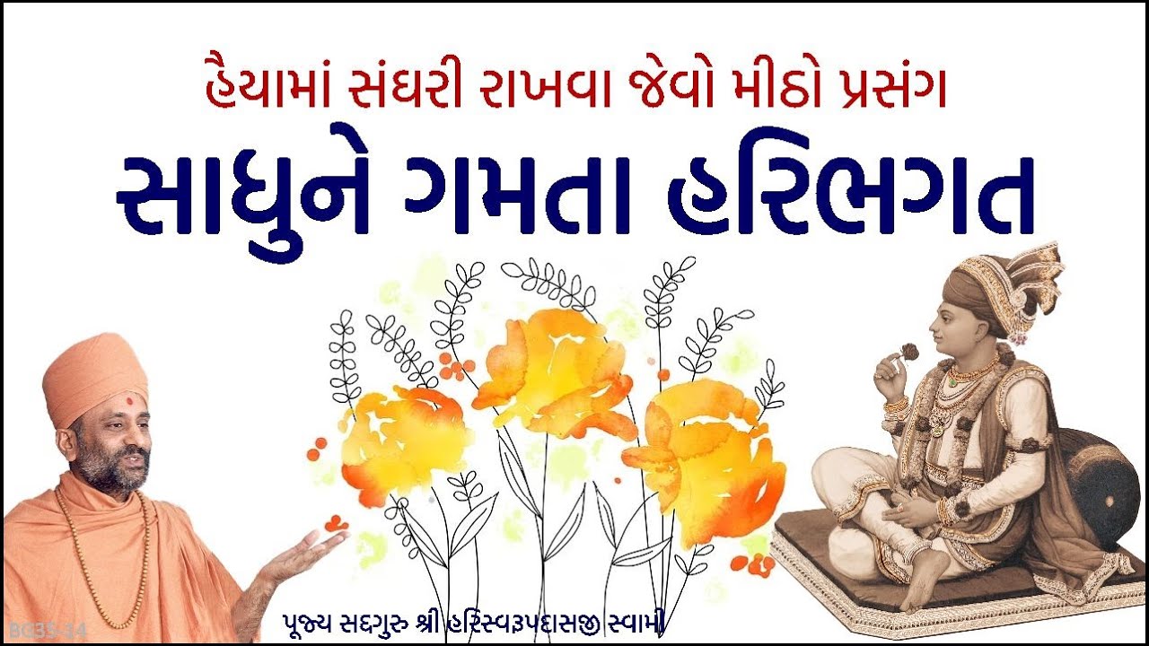 સાધુને ગમતા હરિભગત | Sadhune Gamta Haribhagat | Pu. Hariswarupdasji Swami | Daily Satsang