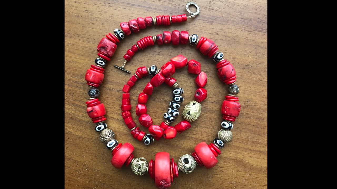Vintage Coral Necklace Refresh and Bracelet Tutorial!