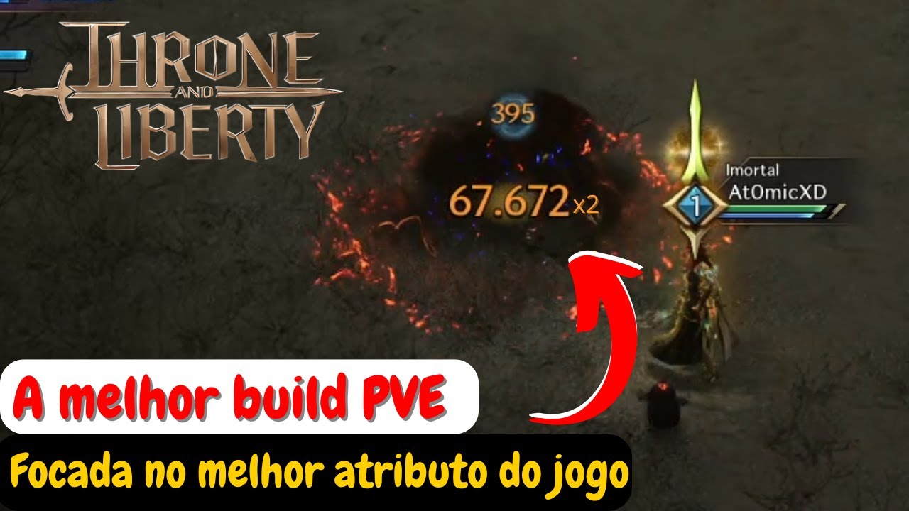 A MELHOR BUILD PVE (CAJADO E VARINHA) - THRONE AND LIBERTY !!!