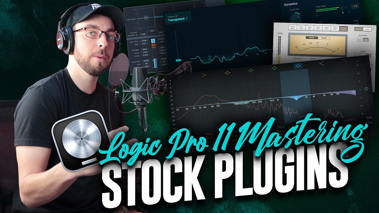 Мастеринг песни с нуля в Logic Pro 11 (ТОЛЬКО стандартные плагины!)