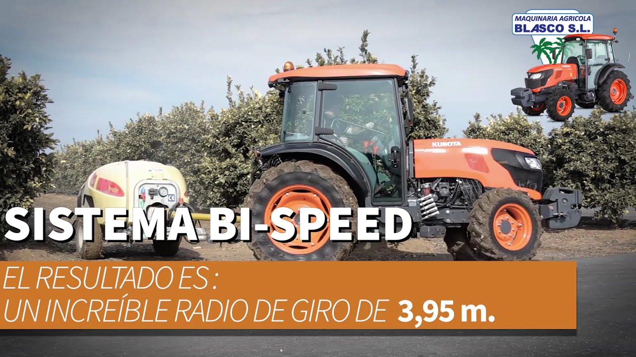 TRACTOR KUBOTA SERIE M5 NARROW. Versatilidad, potencia y comodidad.