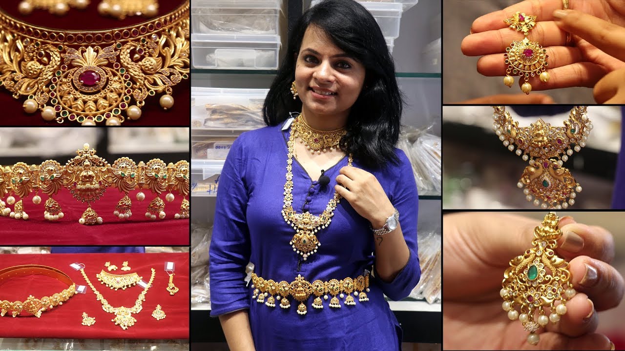 czమ్యాట్  ఫినిష్ బ్రైడల్ సెట్ || Matte finish bridal set || 1 grm Gold Bridal Jewellery