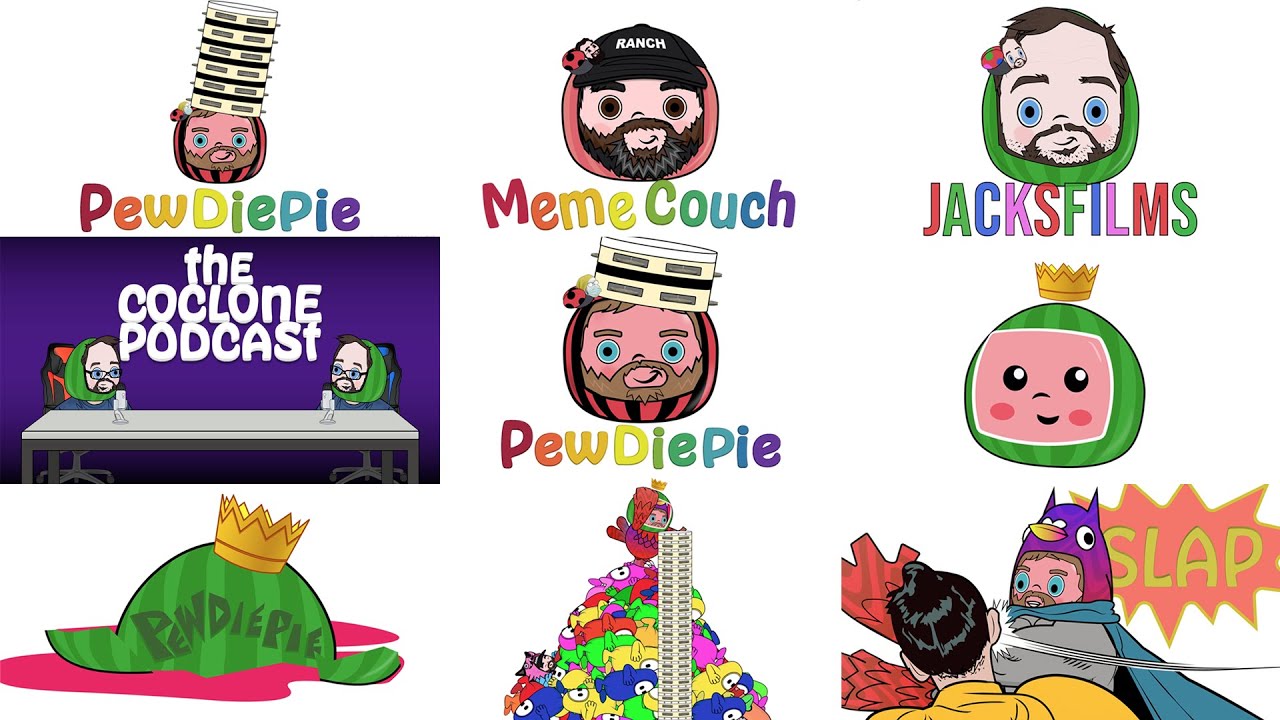 Cocomelon PewDiePie, вступительная подборка