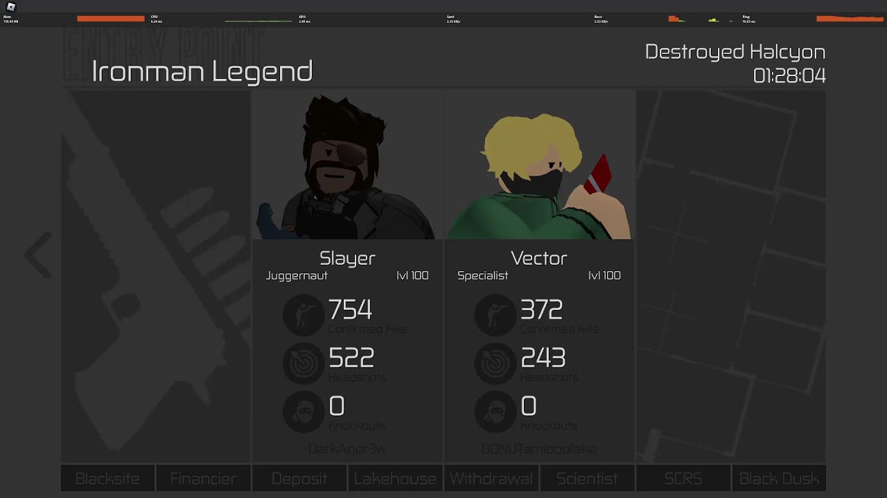 Entry Point - No Armor Ironman Legend Loud Duo