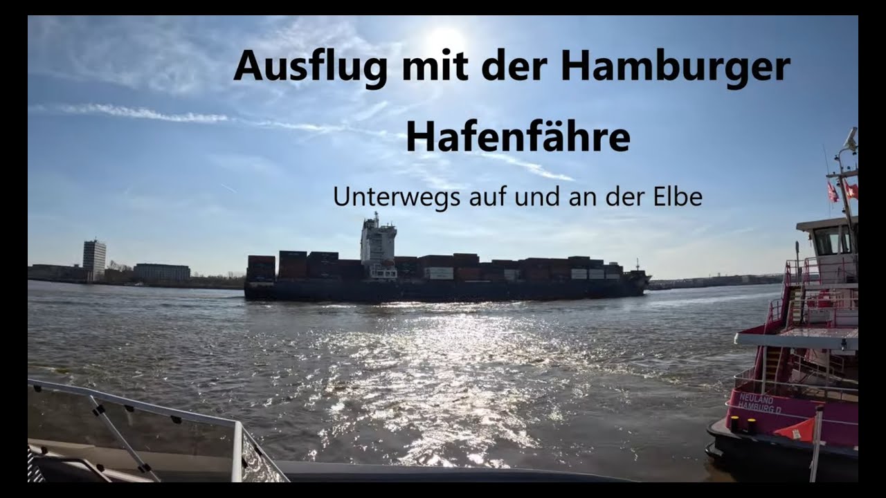 Ausflug mit der Hamburger Hafenfähre