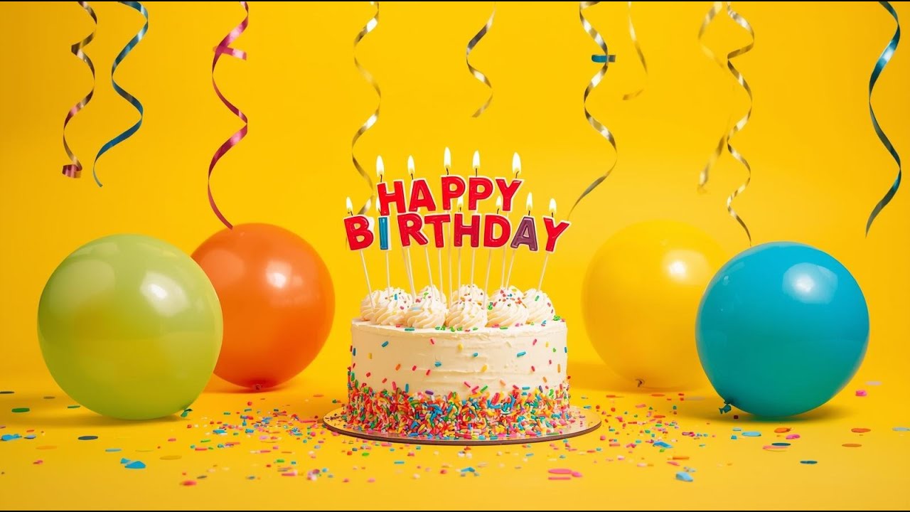 Happy Birthday Song 💛 | Yellow Theme