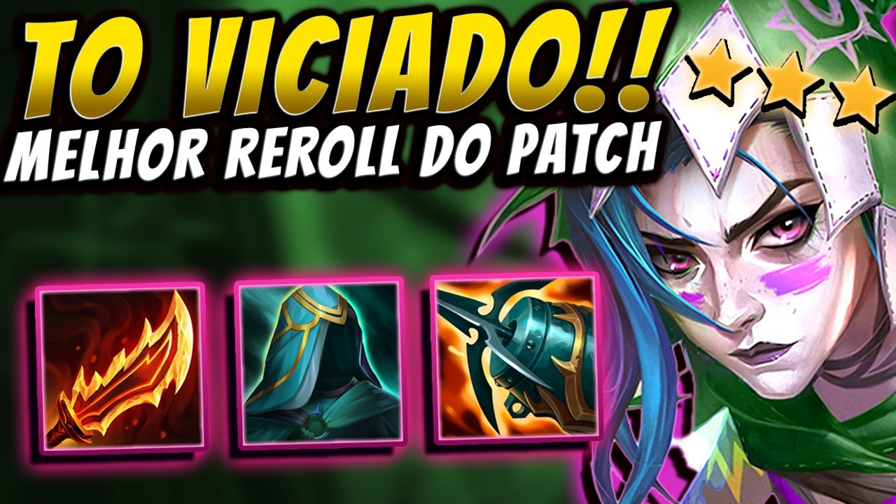 TO VICIADO NO MELHOR REROLL DO PATCH, JINX TUNDRA WOLF!!
