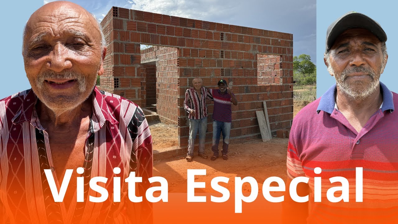 SEU LUIZ, 80 anos, Seu Luiz Recebeu Visita Especial! Sua casa pode parar a construção 
