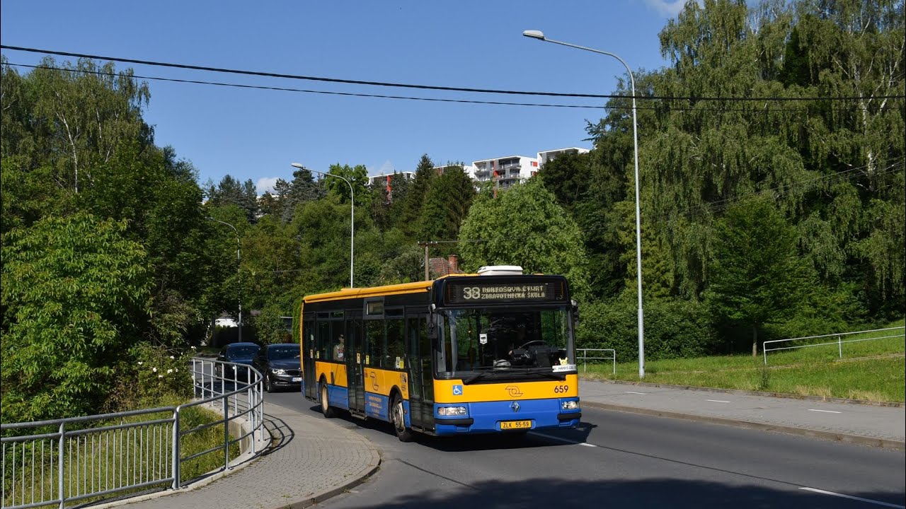 Jízda autobusem Renault Citybus 12M ev.č. 659 dopravce DSZO na lince 33