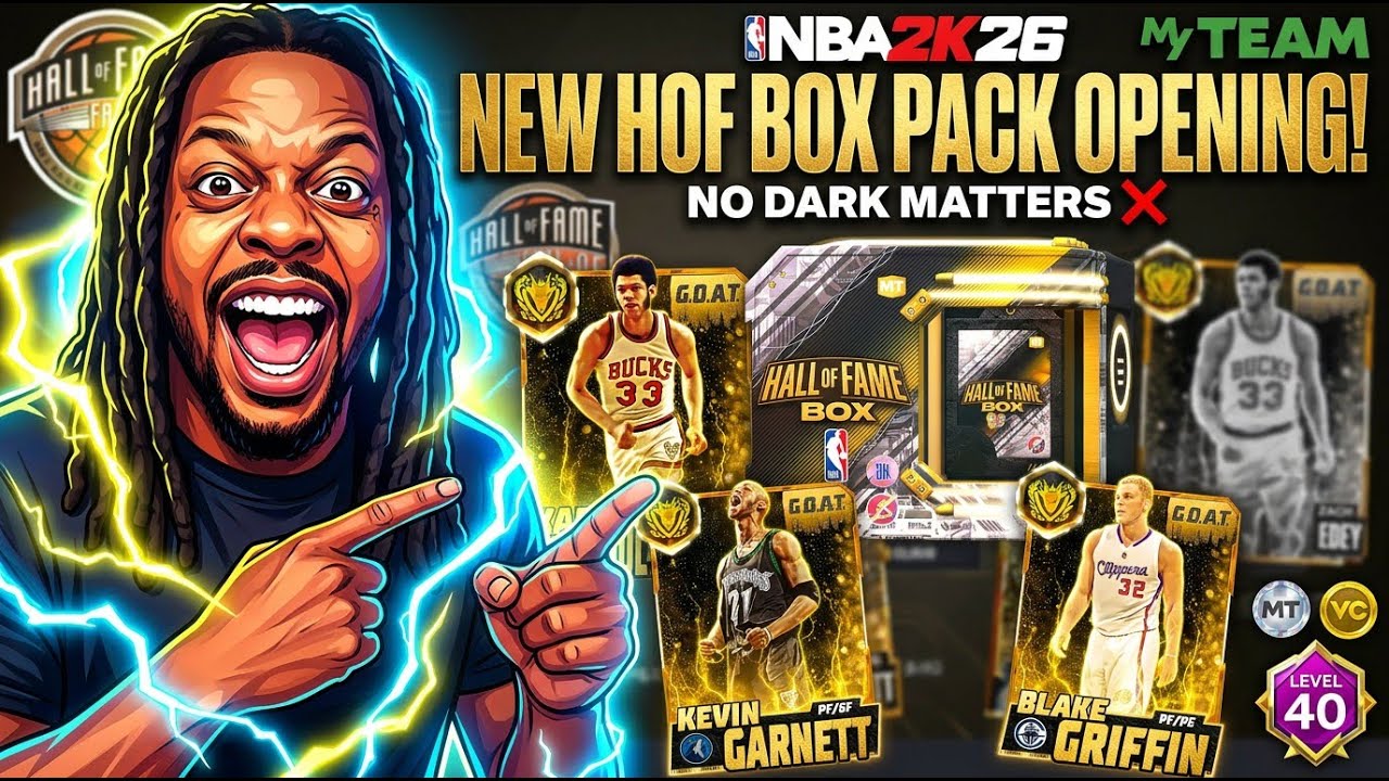 NEW HOF BOX PACK OPENING&hellip; NO DARK MATTERS?! | NBA 2K26 MYTEAM