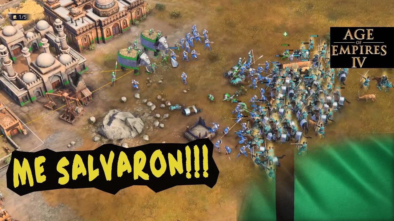 Age of Empires IV - ME SALVARON | 4v4 | Ranked