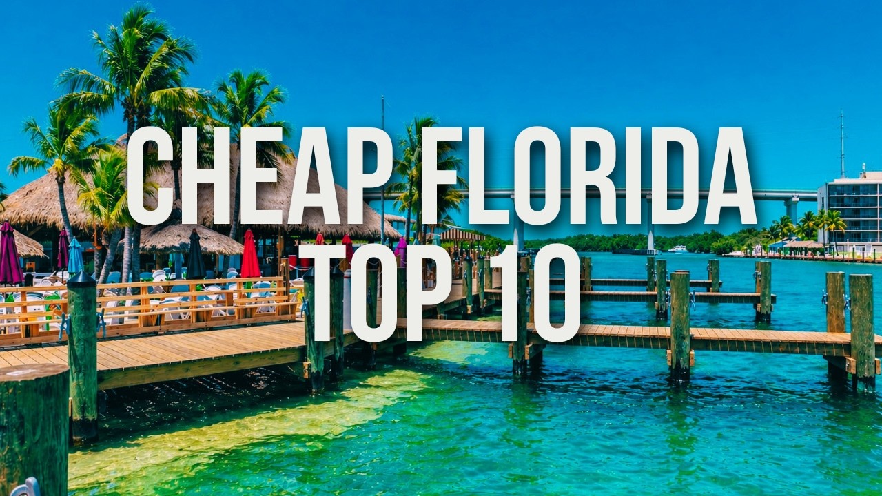 10 INSANELY CHEAP Travel Destinations in Florida