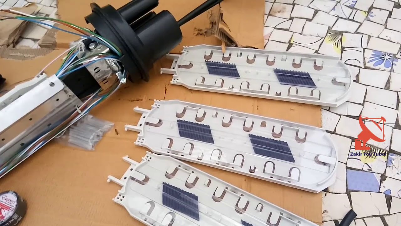 Cable Fiber Enclosure box Unboxing Review Complete work with Splice