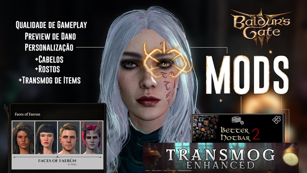 Mods pra Melhorar sua Experi&ecirc;ncia em Baldur's Gate 3