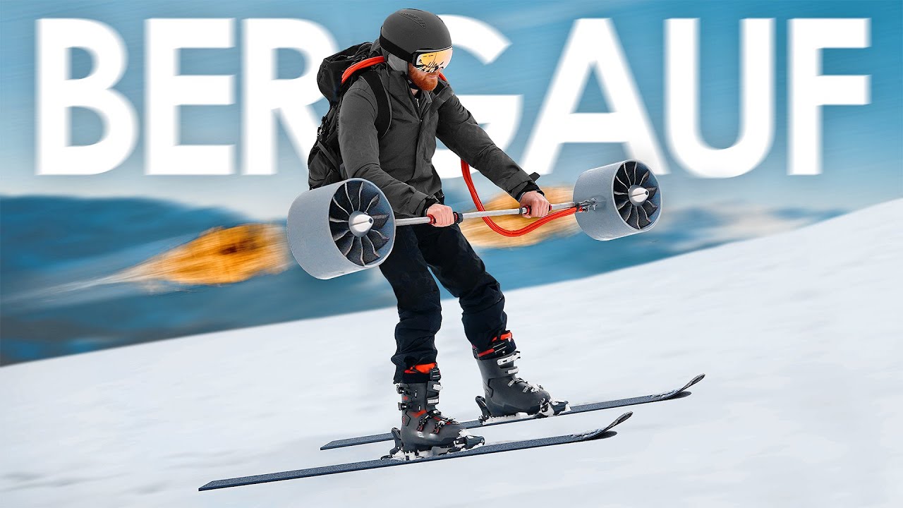 Bergauf Ski fahren mit Jet-Antrieb?