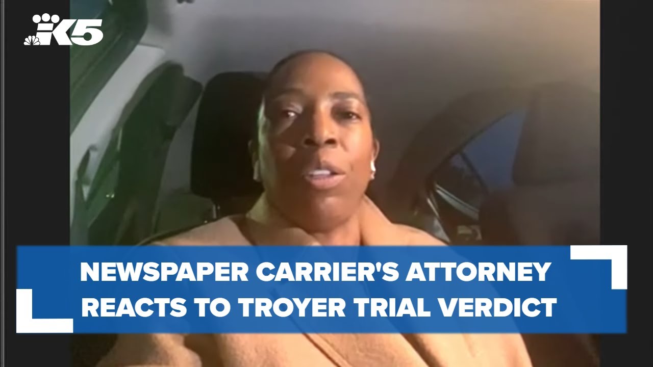Newspaper carrier's attorney reacts to Troyer trial verdict