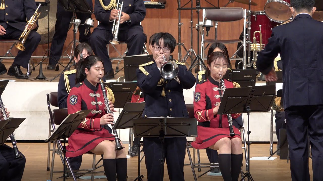 岡山県警察音楽隊・岡山龍谷高校・笠岡高校＠国際ソロプチミスト笠岡認証３５周年記念コンサート