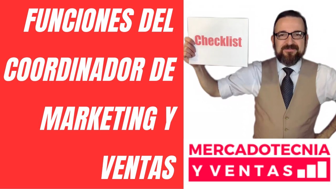 Funciones del Coordinador de Marketing y Ventas